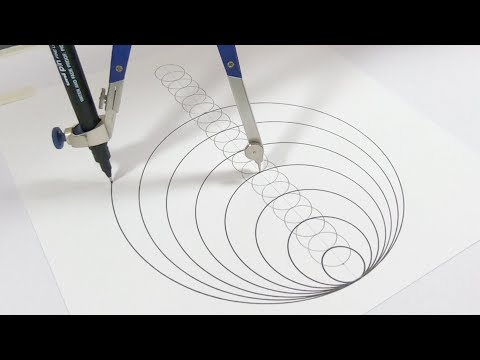 Relaxing Pentagram Mandala Drawing Process