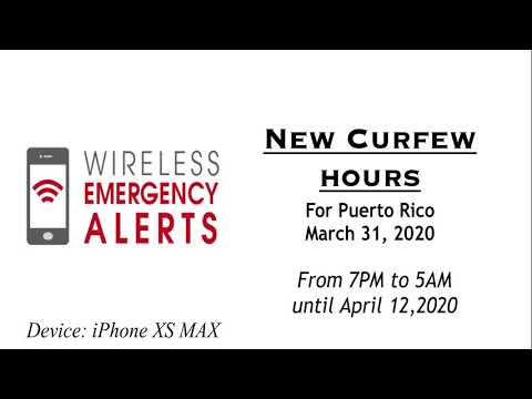 Stricter Curfew for Puerto Rico! March 31, 2020 [Details in Description]