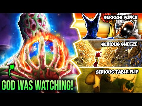 Every Time God Discovered Saitama Using Full Power! Saitama vs God in One Punch Man Explained