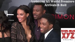 Acrimony NY World Premiere || Arrivals B-Roll || SocialNews.XYZ video