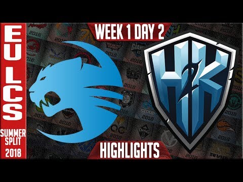 ROC vs H2K Highlights | EU LCS Summer 2018 Week 1 Day 2 | Roccat vs H2K