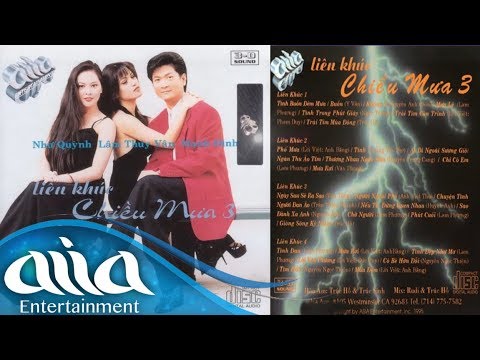 Liên Khúc Chiều Mưa 3 (1995) - Như Quỳnh, Mạnh Đình, Lâm Thúy Vân (ASIA CD 73)