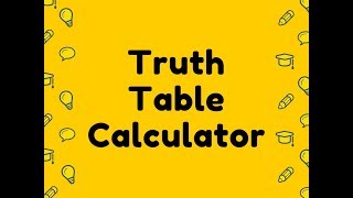 Truth Table Calculator