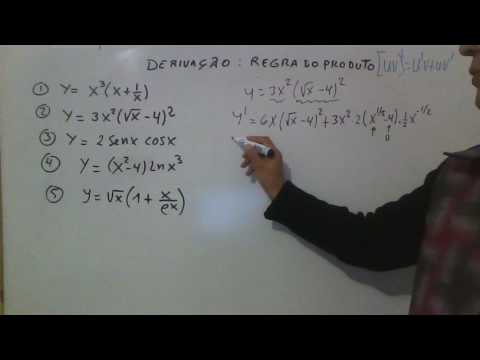 DERIVAÇÃO   REGRA DO PRODUTO COM YOUTUBE