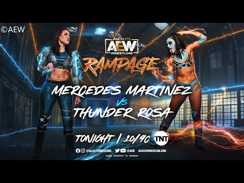 Mercedes Martinez vs Thunder Rosa / Singles Match / AEW Rampage #27 / WWE 2K19