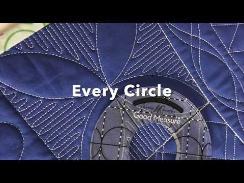 Good Measure Every Circle Quilting Rulers by Amanda Murphy for Brewer Sewing
