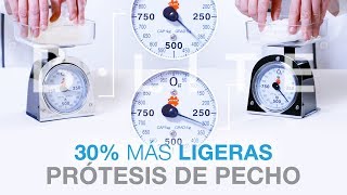 ¿Cómo son los implantes de pecho ligeros B-Lite Pesan un 30% menos, COMPROBADO