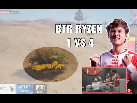 Ryzen Super Manggis MENGGILA!!!! 1 vs 4 WWCD - PMGC Match 3 SW2D1