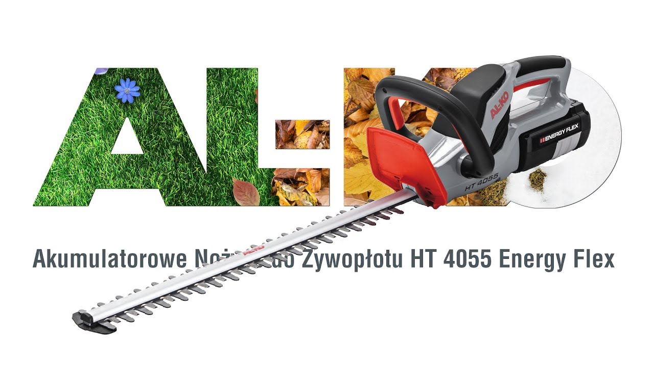 Akumulatorowe Nożyce do Żywopłotu AL-KO HT 4055 Energy Flex