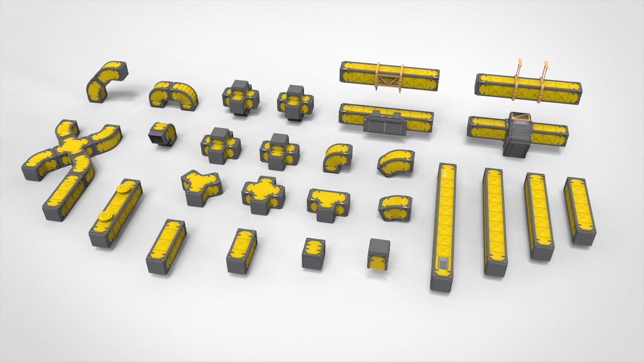 Система вентиляції Sci-Fi 3D Модель