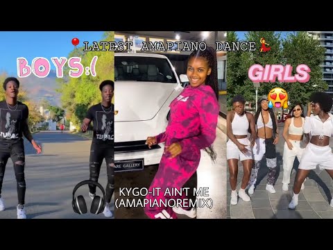 🎵KYGO- IT AIN'T ME 💫🇿🇦(AMAPIANO REMIX) 🎹DANCE CHALLENGE 💃