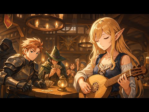 Medieval Tavern Fantasy Music | D&D Fantasy Tavern Celtic Music for Good Sleep, Study, Relaxation