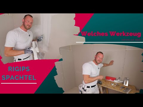 Rigips spachtel | Welches Werkzeug | Fugengitterband