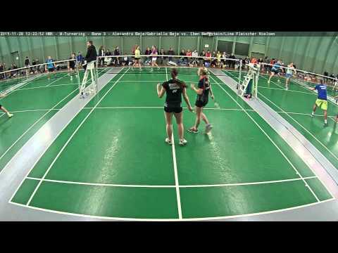 HBK - M-Turnering - Bane 3 - Alexandra Bøje/Gabriella Bøje vs. Iben Bergstein/Line Fleischer Nielsen