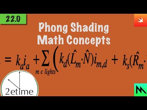 22: Phong Shading Math Concepts