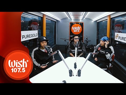 Ian Angeles, Godd P, and YB Crip perform "Hunnid Bands" LIVE on Wish 107.5 Bus
