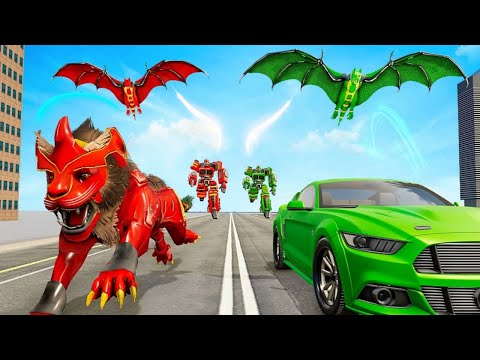 Lion Robot Car Game 2021 Unloked Part 13 - Android Gameplay FHD