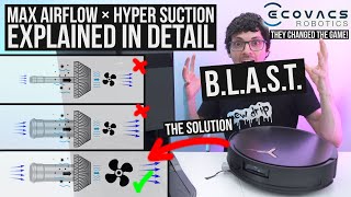 Unlocking Ultimate Cleaning Power: Max Airflow × Hyper Suction! - ECOVACS T50 Max Robot Vacuum