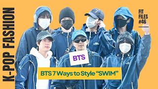 Download lagu [Fit Files] BTS Airport Fashion✈️ | Same 'SWIM' Jacket, 7 Different Style💜#bts #dispatch mp3