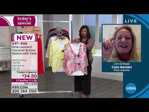 HSN | Nina Leonard Fashions 06.04.2020 - 12 PM