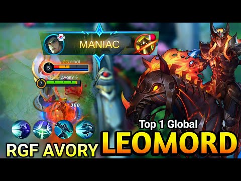 Leomord 1 Top Global 2021 MANIAC!! | Hyper Leomord Gameplay by Avory - MLBB