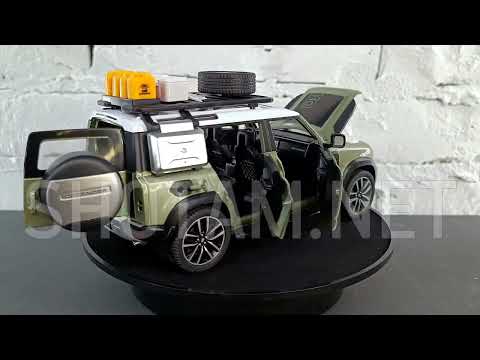 1:24 - Land Rover Defender 110 (L663) - Масштабная модель - Зелёная - фото 1 - id-p2558424366