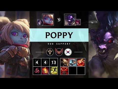 Poppy Support vs Alistar - KR Grandmaster Patch 25.21