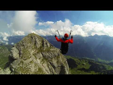 Unbelievable Paragliding Braunwald (CH) - u never seen paragliding like this before!