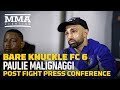 BKFC 6: Paulie Malignaggi Post-Fight Press Conference - MMA Fighting