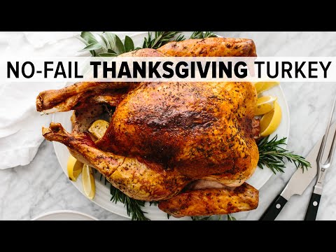 EASY THANKSGIVING TURKEY | how to cook and carve the...