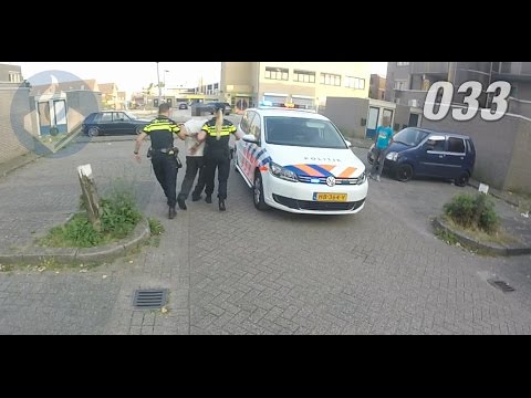 Politie arrestatie dronken man. Politie Vlogger Jan-Willem. NR 33