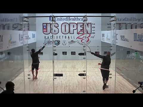 2018 US OPEN: Singles Final: Kane Waselenchuk vs. Daniel De La Rosa Warmups