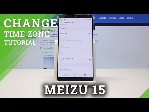 How to Change Date & Time in MEIZU 15 - Time Settings