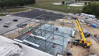 Hospital addition progress check