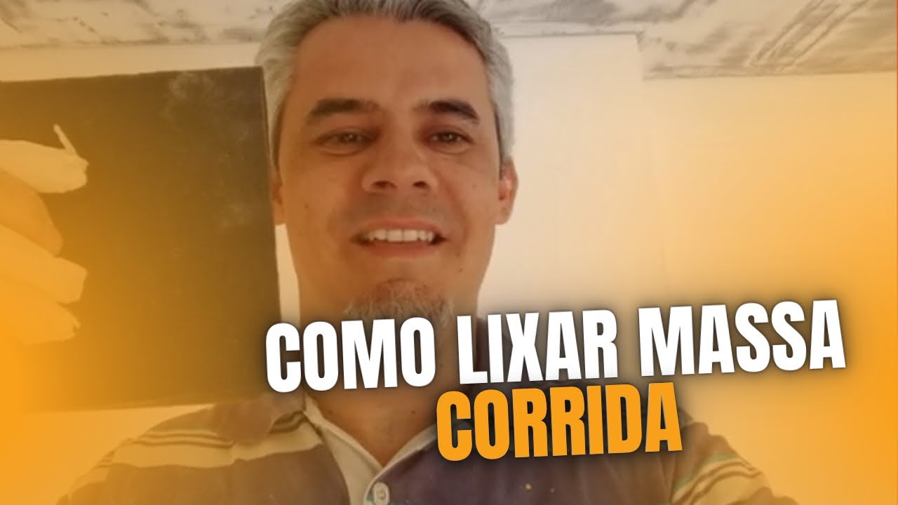 Como lixar Massa Corrida.Jeito mais fácil e rapido