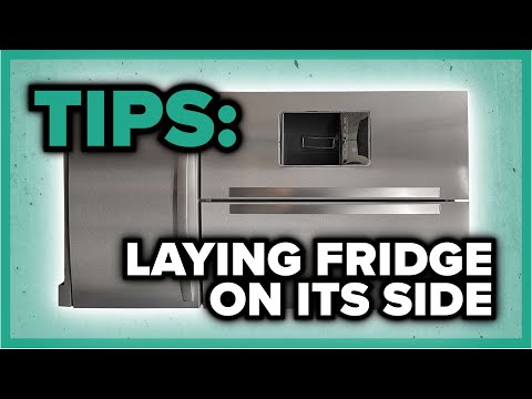 Can you lay your refrigerator or freezer on its side for transporting?  Well yes, BUT...