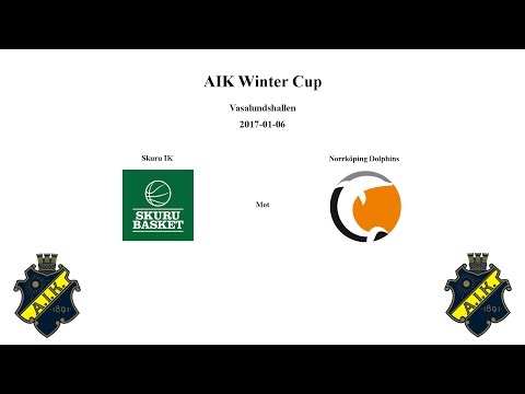 Skuru Basket (P02) mot Norrköping Dolphins - 2017-01-06