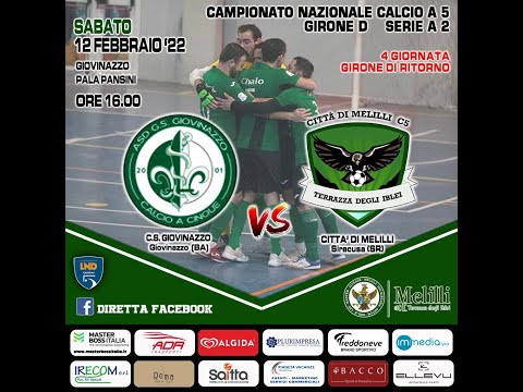 SERIE A2 G.S.Giovinazzo - Città di Melilli 3-2 SINTESI FUTSAL GIORNATA 17 GIRONE D