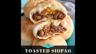 Toasted Siopao | Filipino Baked Siopao with Chicken Asado