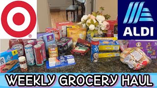 ALDI and Target *NEW* Weekly Finds Grocery Haul + Meal Plan With Price Totals Family of 4