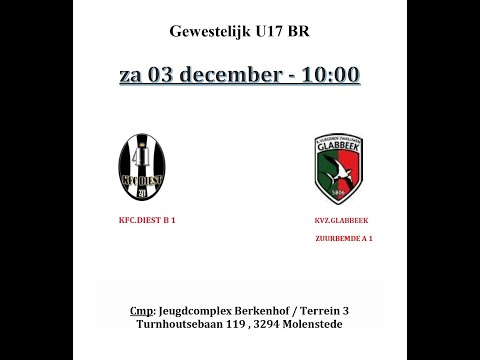 KFC Diest - KVZ Glabbeek Zuurbemde U17