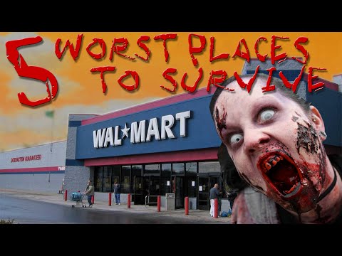 5 WORST Places to Go (Zombie Survival Guide)