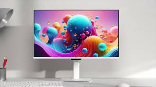 MSI PRO MAX 271UPXW12G QD-OLED 4K 120 화이트_동영상_이미지