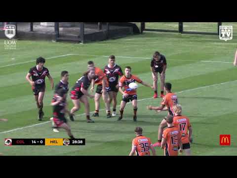 2019 IDRL Under 18s Round 7 Highlights - Collegians vs Helensburgh Tigers