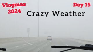 Vlogmas Day 15, Crazy Thick Fog, Opening Christmas Cards from Grandma, TEN DAYS til Christmas!