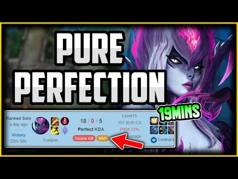 How to Play Evelynn Perfectly in 19 Minutes while BEING INVADED - League of Legends