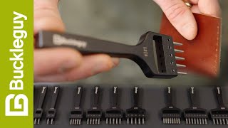 How to get consistent stitching punches for your projects