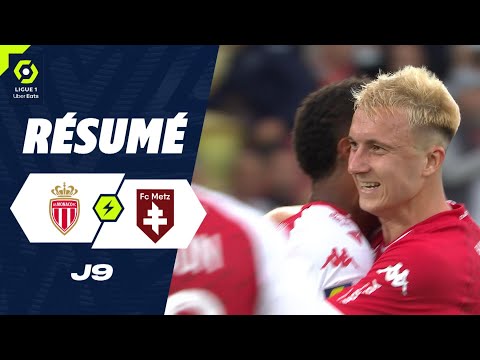 AS MONACO - FC METZ (2 - 1) - Résumé - (ASM - FCM) / 2023-2024