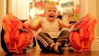 Nerf WAR: Gun BABY 3!