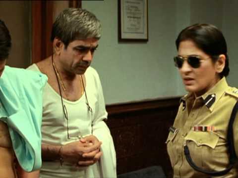 MBPA - Comedy Scene - Om Puri - Paresh Rawal - Archana Puran - Madhav Strips In Front Of Bhavani